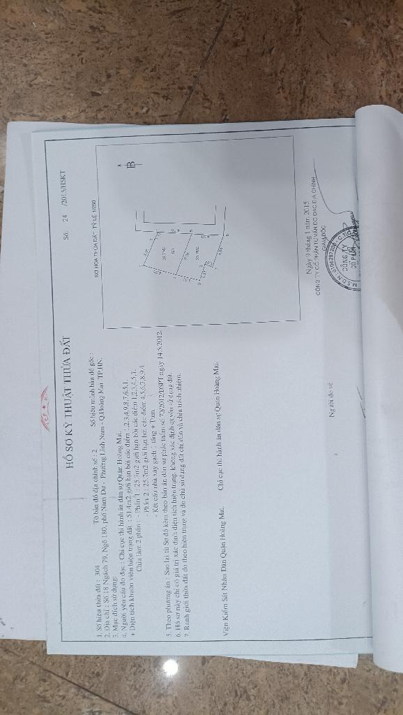 Bán nhà Nam Dư - diện tích 51,4m2 1 tầng - Mảnh đất đẹp ngõ thông - giá 4,7 tỷ