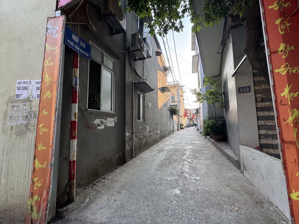 Bán nhà Yên Duyên - diện tích 55m2 1 tầng - ô tô đỗ cửa - giá 5,8 tỷ