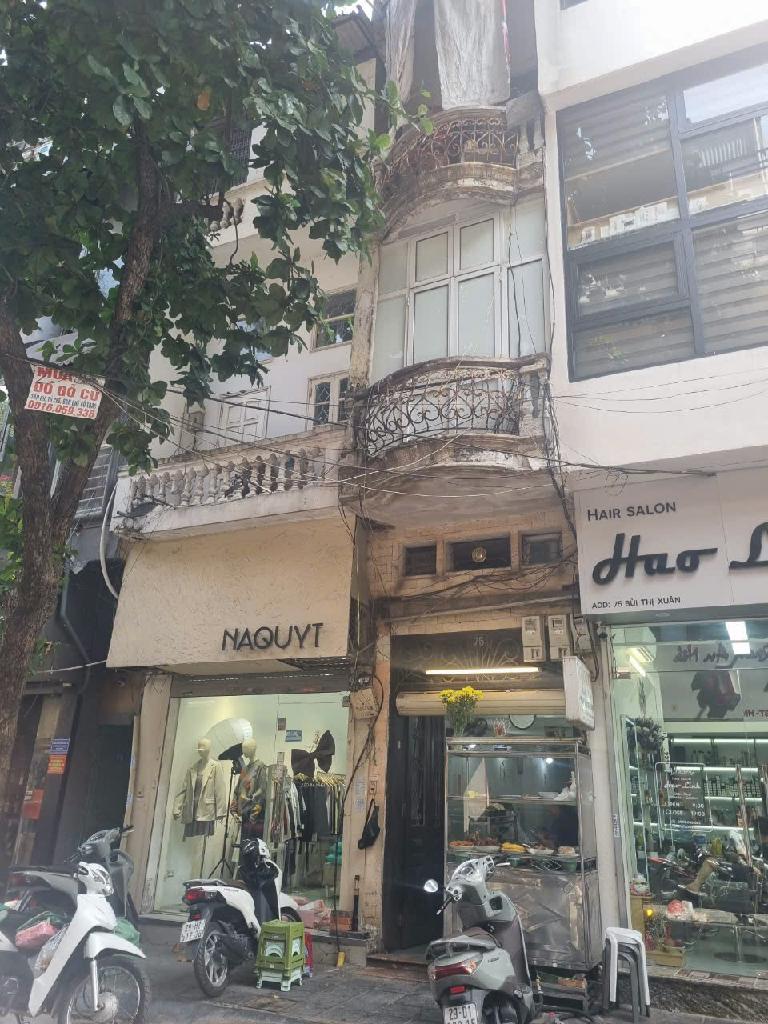 Bán nhà Bùi Thị Xuân - diện tích 23m2 4 tầng - Nhà mặt phố, buôn bán sầm uất - giá 15 tỷ