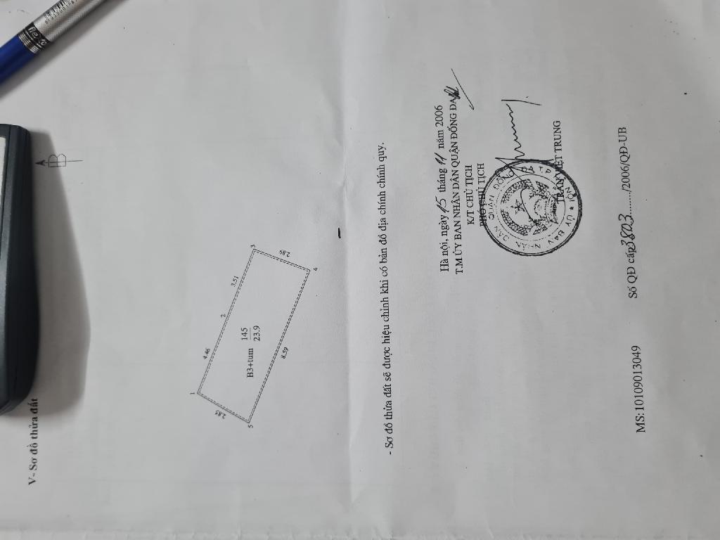 Bán nhà Chùa Bộc - diện tích 24m2 5 tầng - Lô góc 2 mặt thoáng - giá 12,5 tỷ