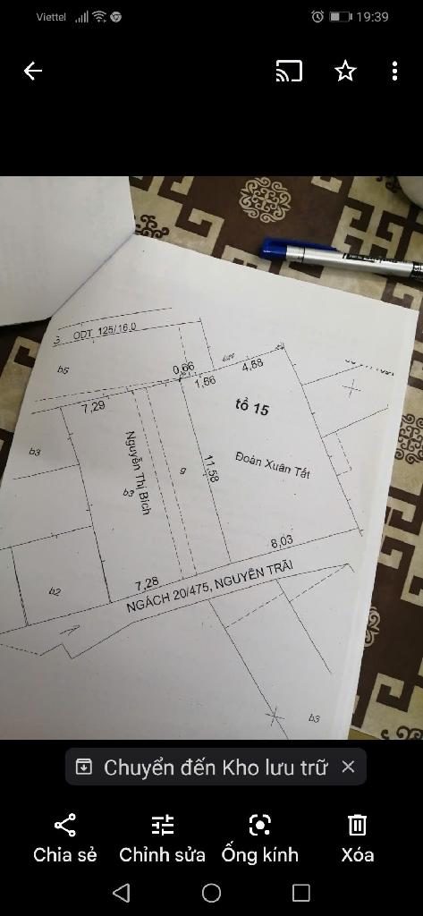 Bán nhà Nguyễn Xiển - diện tích 85m2 3 tầng - gần ô tô - giá 16 tỷ