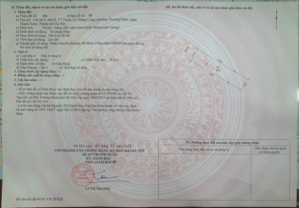 Bán nhà Nguyễn Trãi - diện tích 50m2 6 tầng - Ô tô nhỏ đỗ cửa - giá 15,6 tỷ