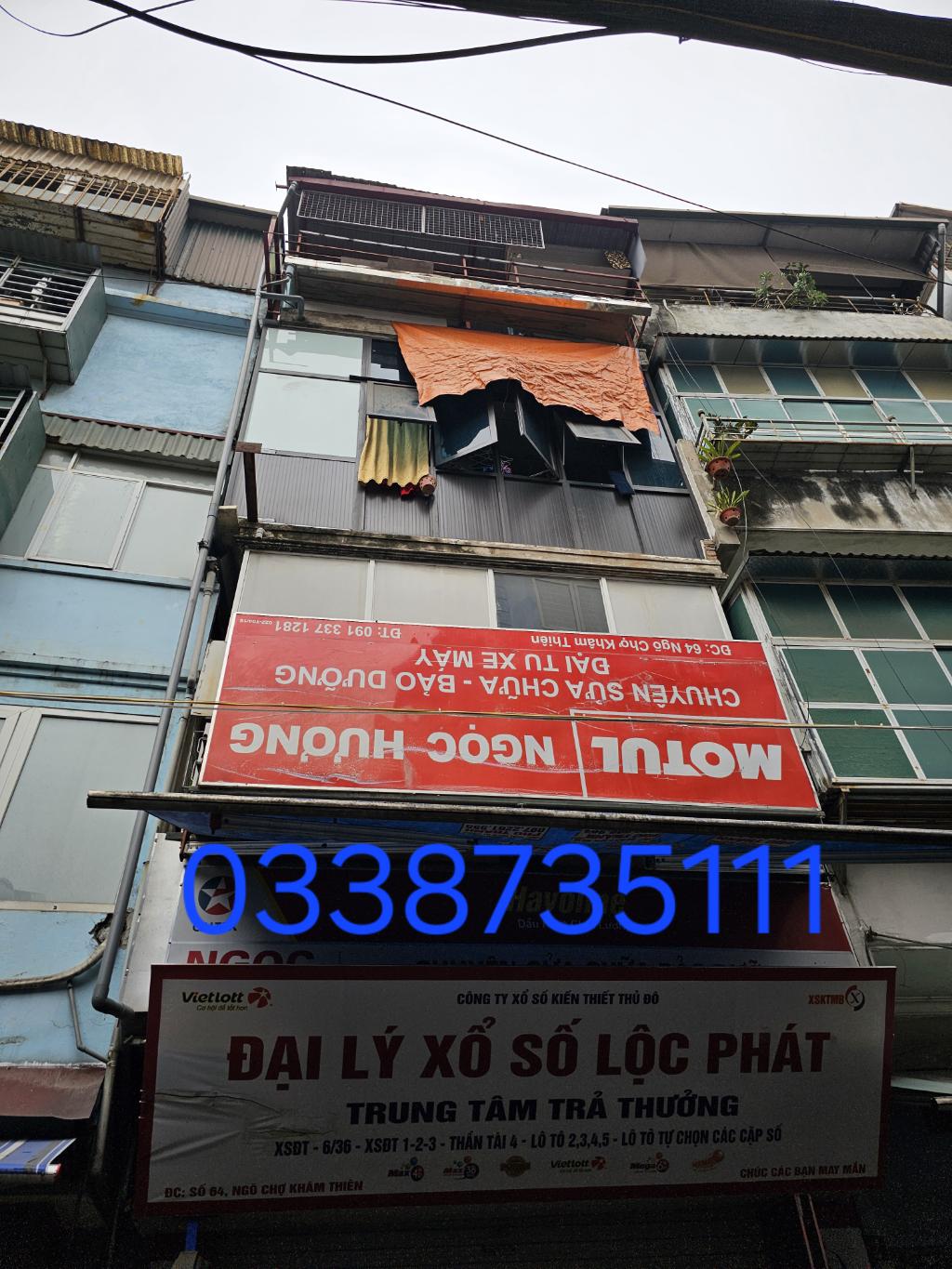 Bán nhà Ngõ Chợ Khâm Thiên - diện tích 46,5m2 4 tầng - Kinh doanh sầm uất - giá 20,8 tỷ