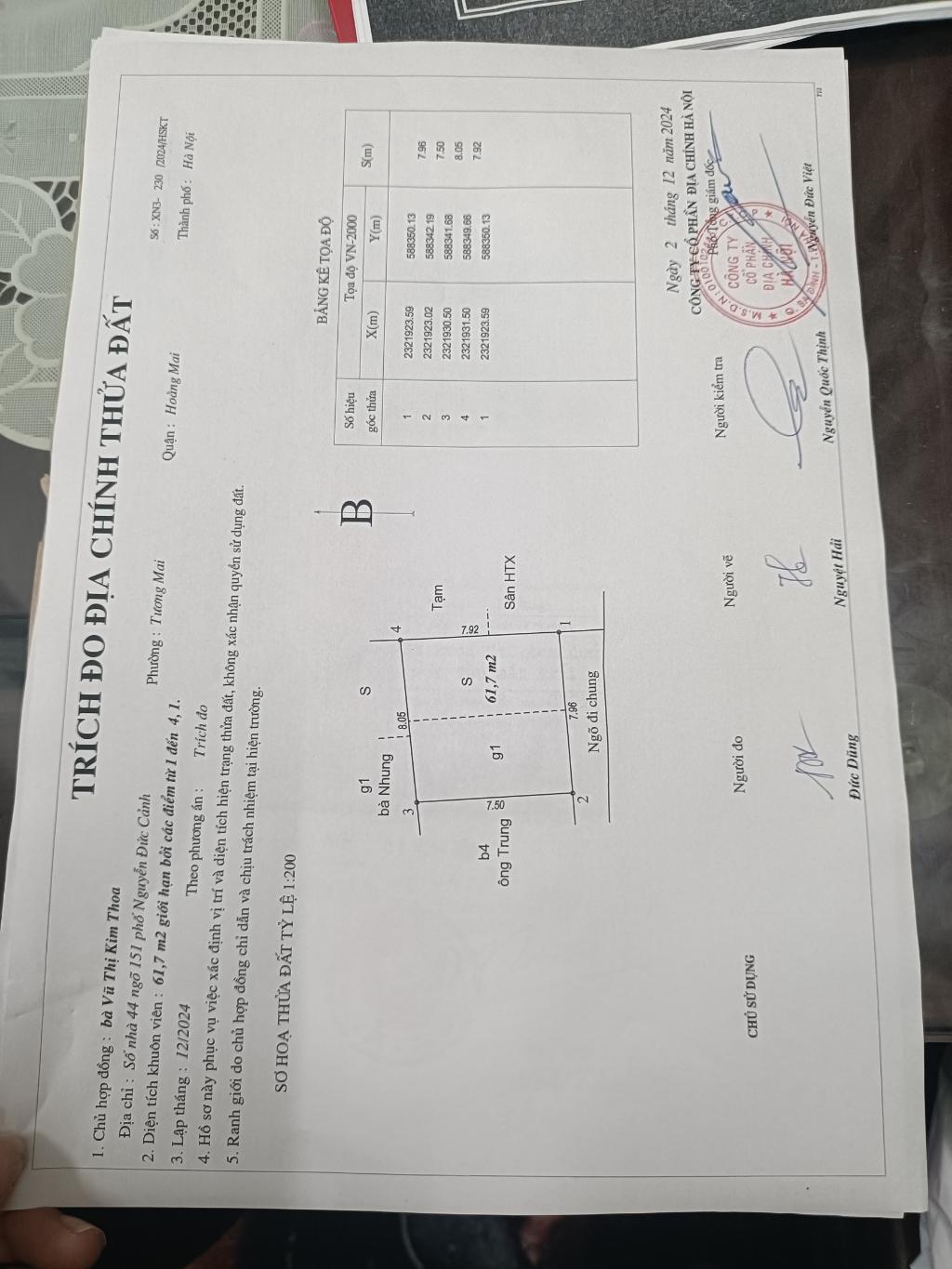 Bán nhà Nguyễn Đức Cảnh - diện tích 62m2 1 tầng - Đất đẹp, vài bước ra phố - giá 2,9 tỷ