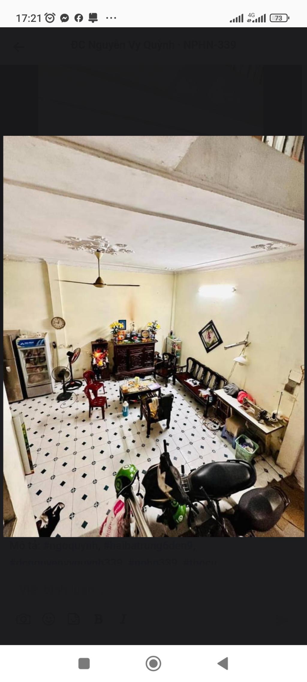 Bán nhà ngõ quỳnh - diện tích 57m2 4 tầng - 2 mặt ngõ, thoáng trước sau - giá 12 tỷ