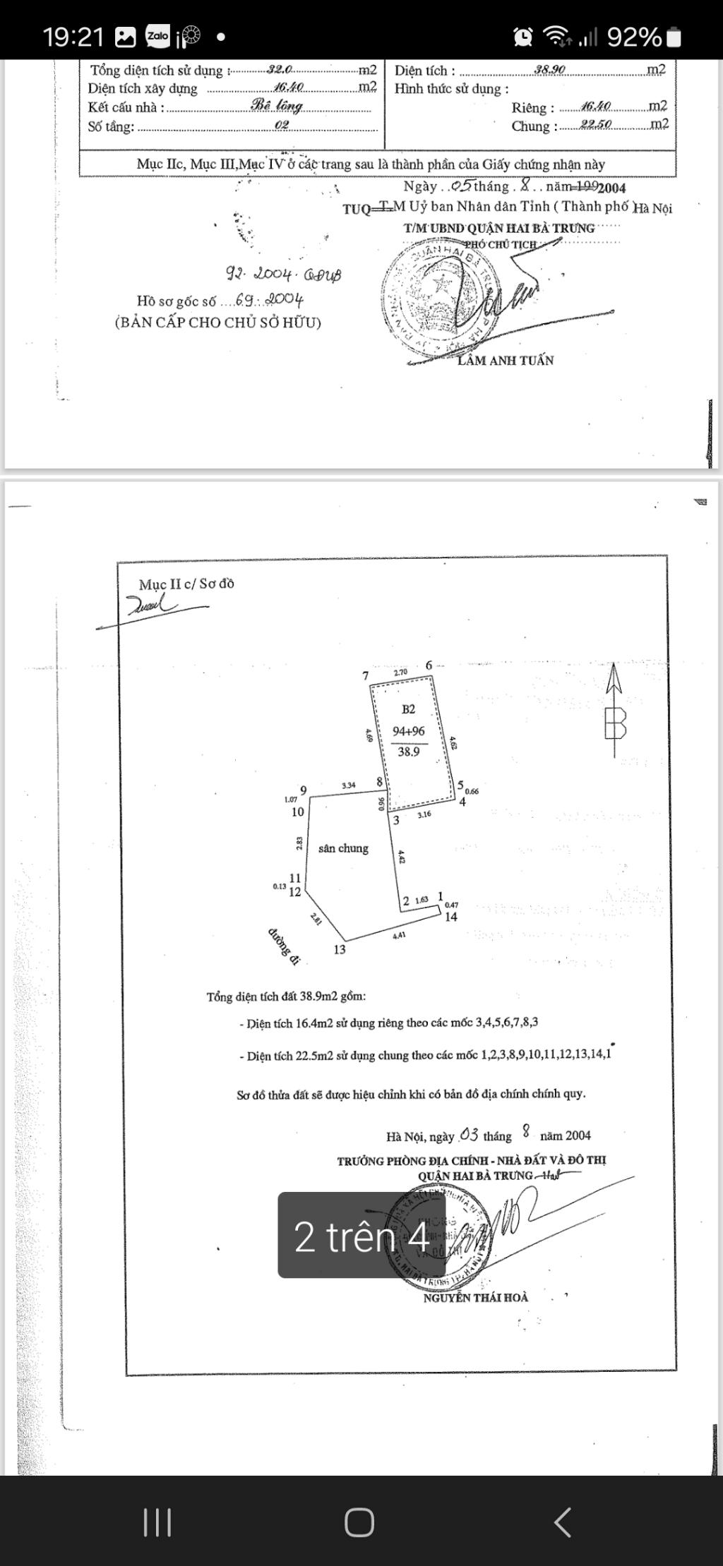 Bán nhà Minh Khai - diện tích 106m2 3 tầng - Nhà mặt phố kinh doanh tốt - giá 22 tỷ