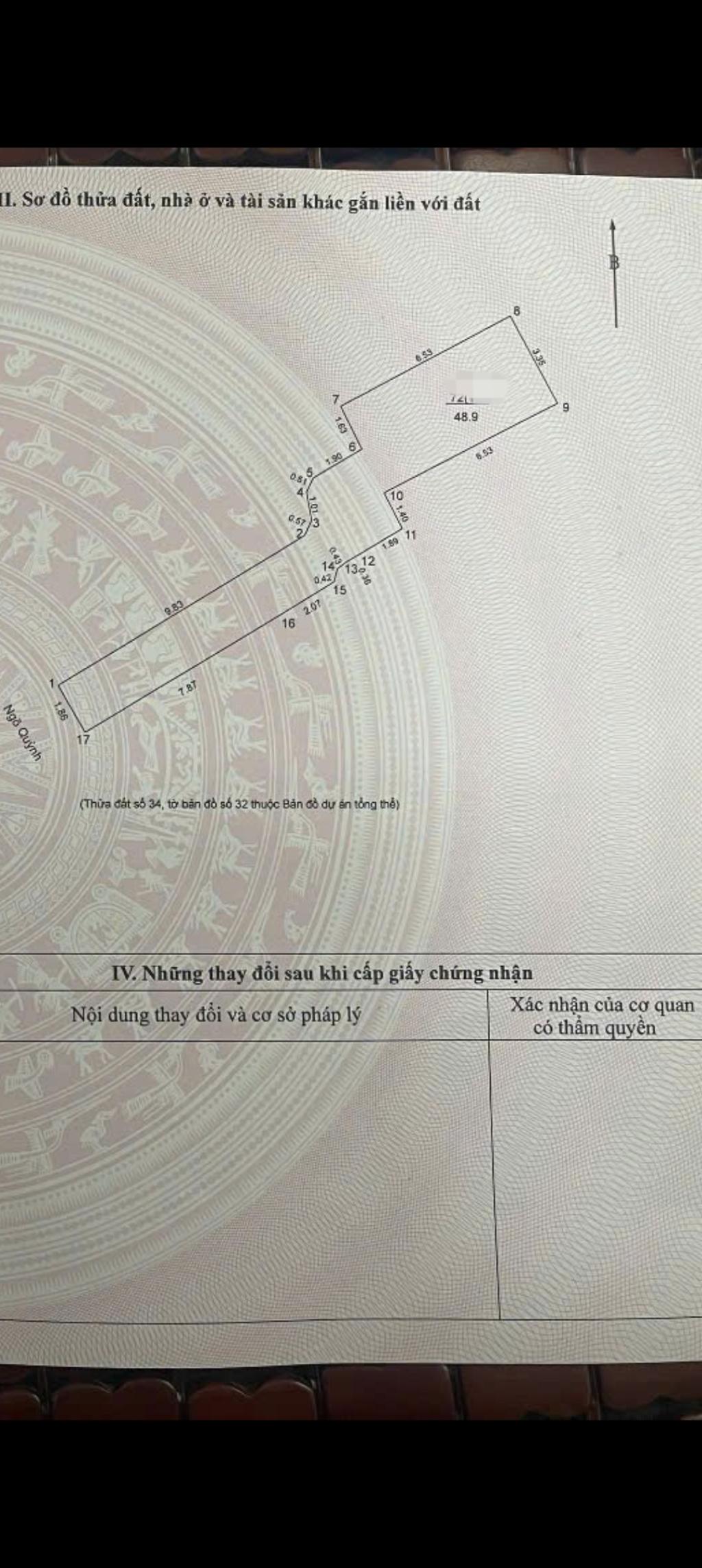 Bán nhà Ngõ Quỳnh - diện tích 48.9m2 1 tầng - Mặt ngõ ô tô thông - giá 8,68 tỷ