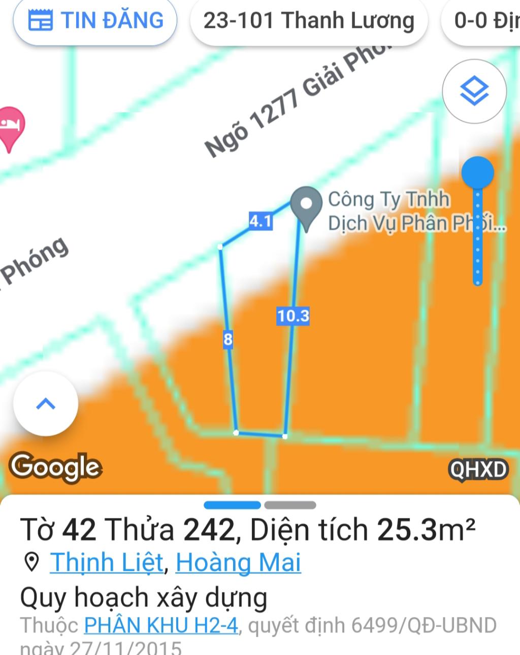 Bán nhà Giải Phóng - diện tích 22m2 3 tầng - Ô TÔ TRÁNH - giá 3,9 tỷ