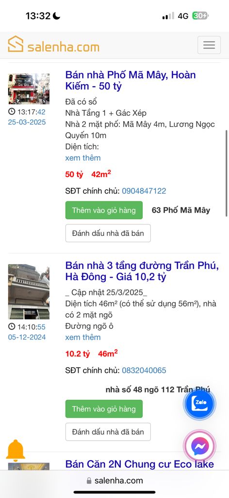 Bán nhà Thịnh Hào - diện tích 50m2 1 tầng - Nhà ngõ đi chung - giá 4,6 tỷ