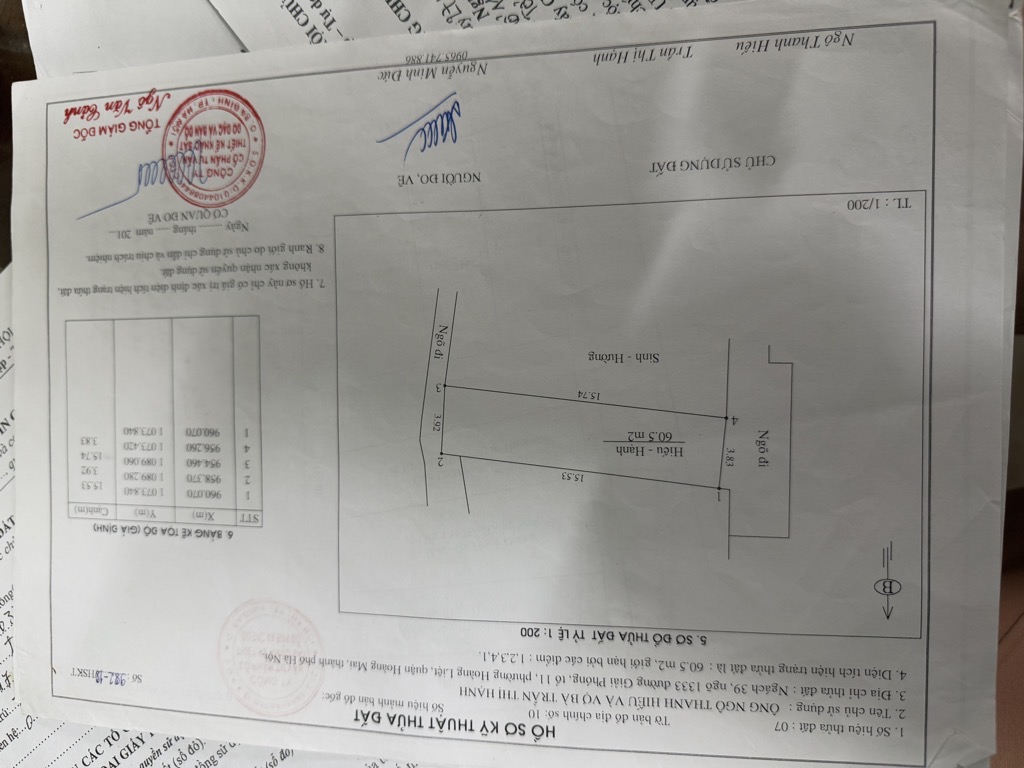 Bán nhà Giải Phóng - diện tích 60.5m2 2 tầng - ô tô đỗ cửa - giá 3.5 tỷ
