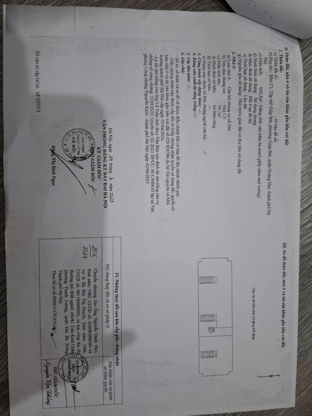 Bán nhà Giáp Bát - diện tích 60m2 5 tầng - nhà tập thể tầng cao, full nội thất - giá 4,5 tỷ