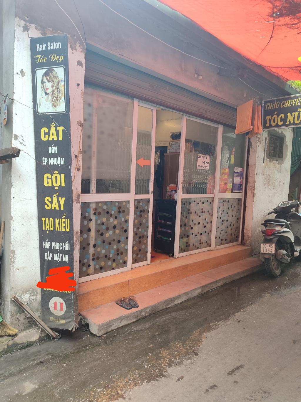 Bán nhà Lương Đình Của - diện tích 20m2 1 tầng - quán cắt tóc, gội đầu - giá 1,35 tỷ