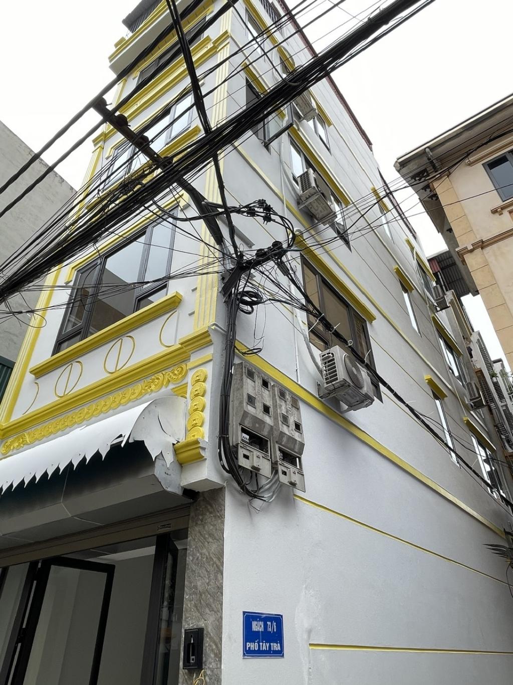 Bán nhà Tây Trà - diện tích 41m2 5 tầng - LÔ GÓC - Ô TÔ - NGÕ THÔNG - giá 9,1 tỷ