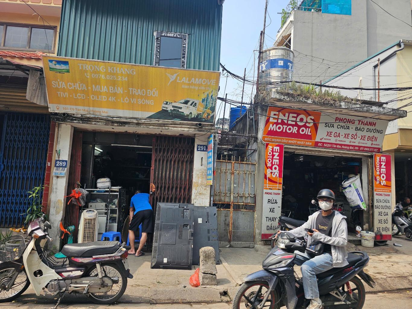 Bán nhà Tập Thể Tân Mai - diện tích 107m2 1 tầng - Lô góc 3 thoáng - giá 12,9 tỷ