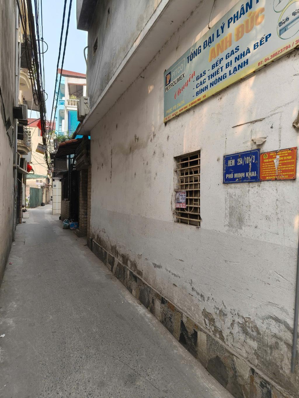 Bán nhà Minh Khai - diện tích 31m2 1 tầng - ngõ thông, gần ô tô - giá 4 tỷ