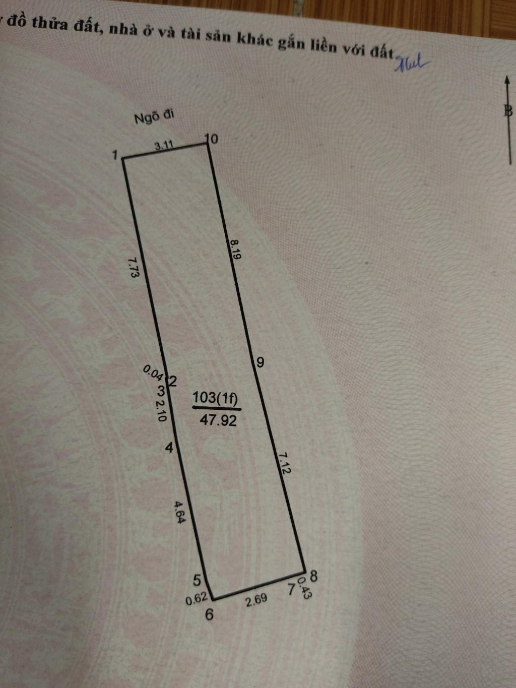 Bán nhà Lương Yên - diện tích 47m2 1 tầng - Nhà cấp 4, Sổ đỏ chính chủ - giá 9,6 tỷ