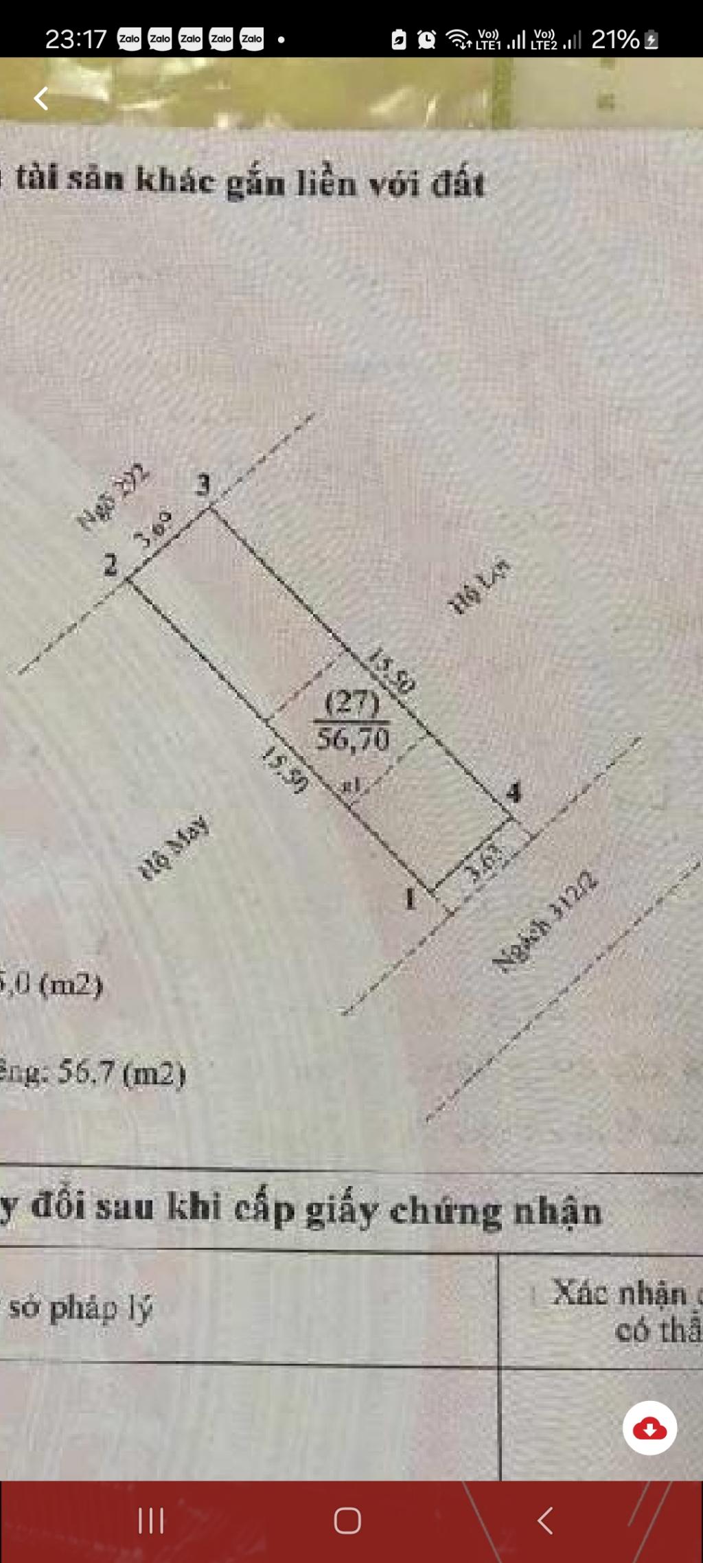 Bán nhà Kim Giang - diện tích 57m2 4 tầng - 2 mặt thoáng - giá 18,9 tỷ