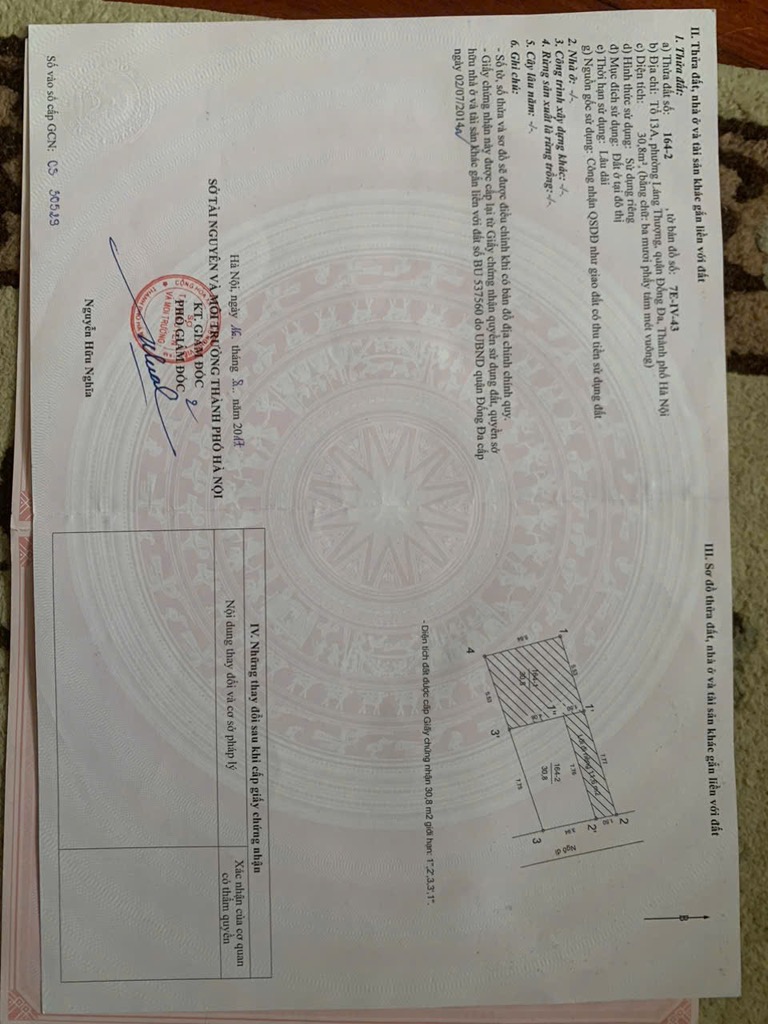 Bán nhà Chùa Láng - diện tích 72.8m2 1 tầng - Nhà C4 cho thuê - giá 12,3 tỷ