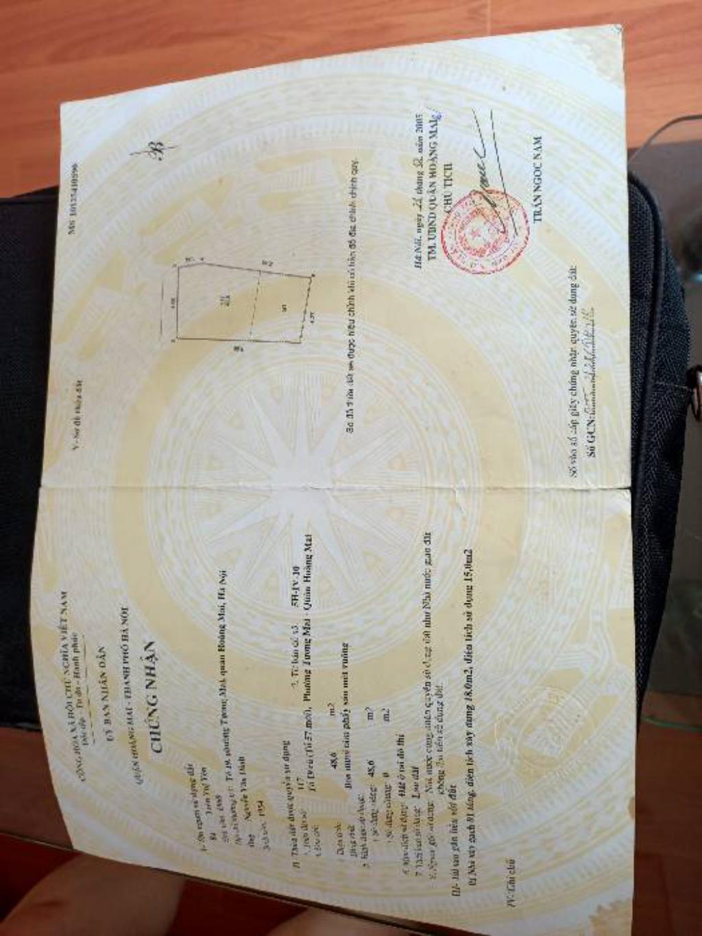 Bán nhà Nguyễn Đức Cảnh - diện tích 48m2 5 tầng - LÔ GÓC - KINH DOANH - giá 9,9 tỷ