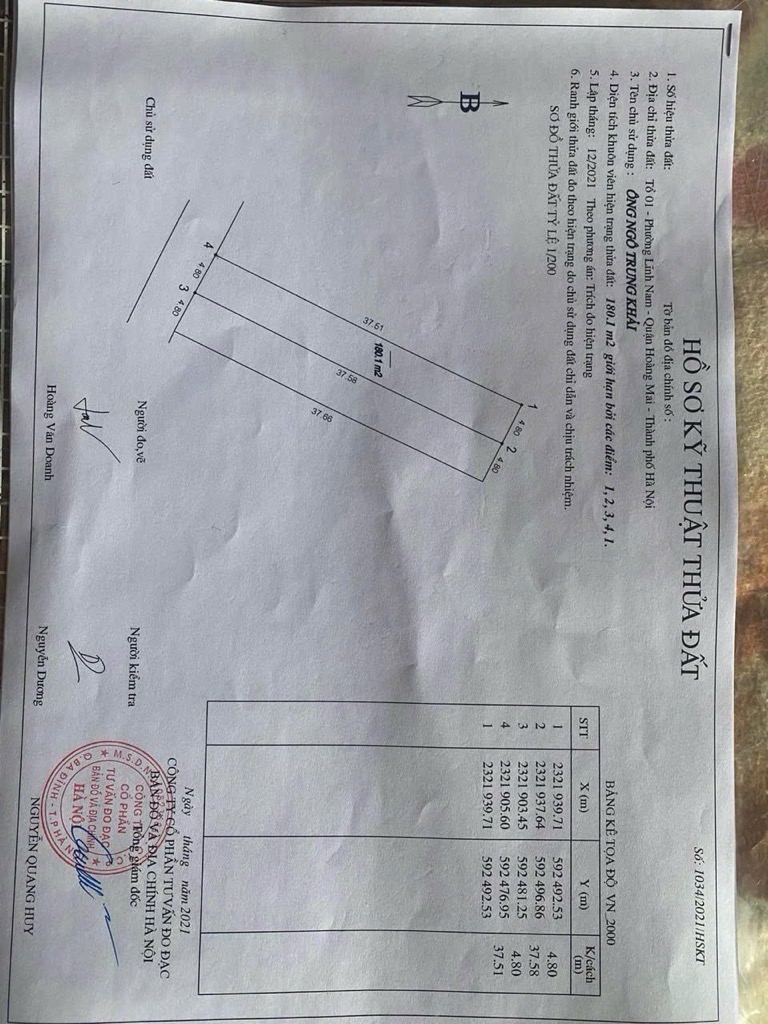 Bán nhà Ngũ Nhạc - diện tích 360m2 2 tầng - ô tô đỗ cửa - giá 4,7 tỷ