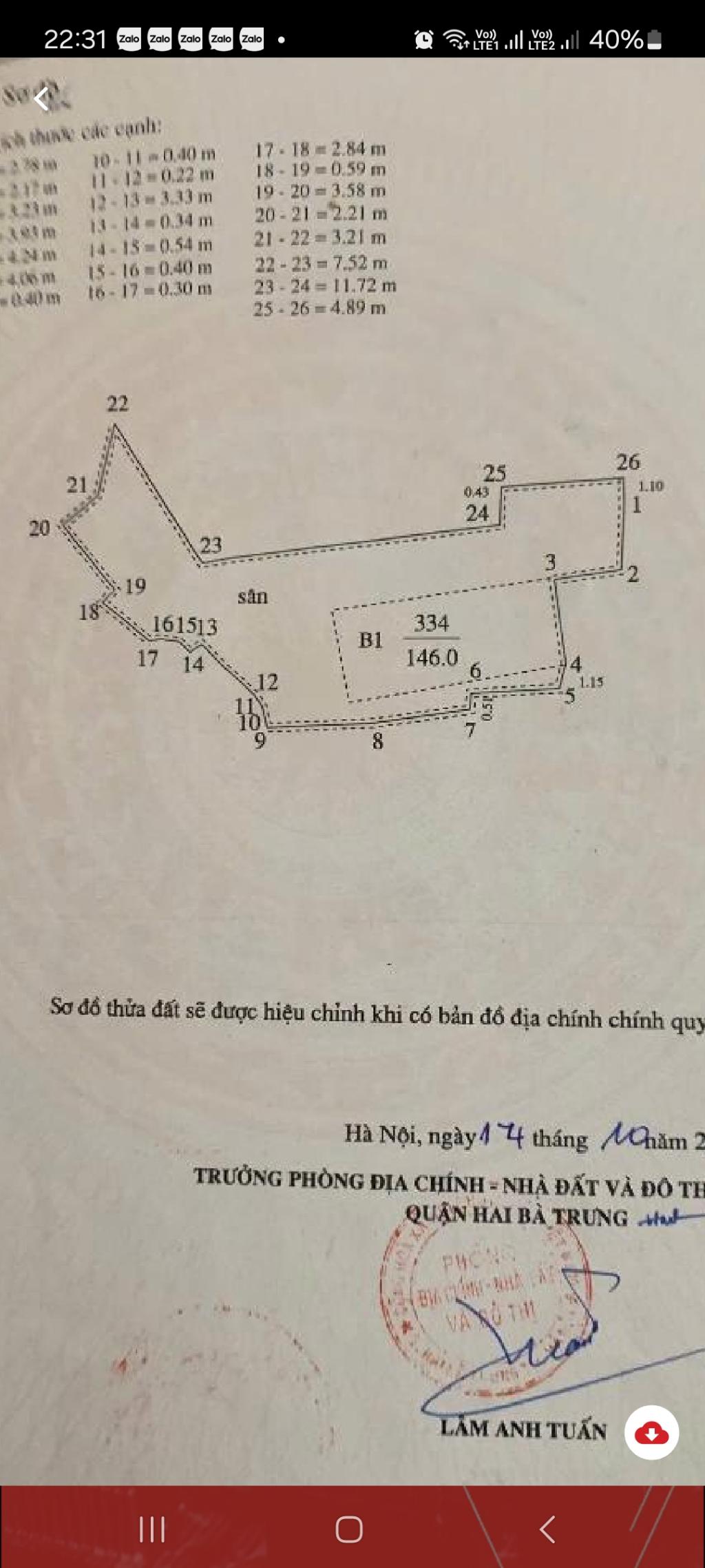 Bán nhà Bạch Mai - diện tích 146m2 4 tầng - Nhà đẹp hiếm có - giá 15,8 tỷ