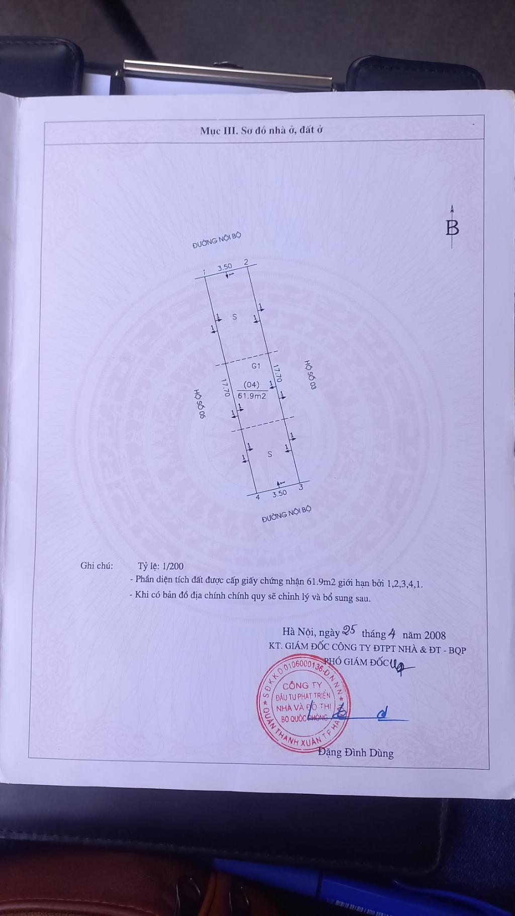 Bán nhà Bùi Xương Trạch - diện tích 62m2 1 tầng - Ô TÔ - giá 15 tỷ