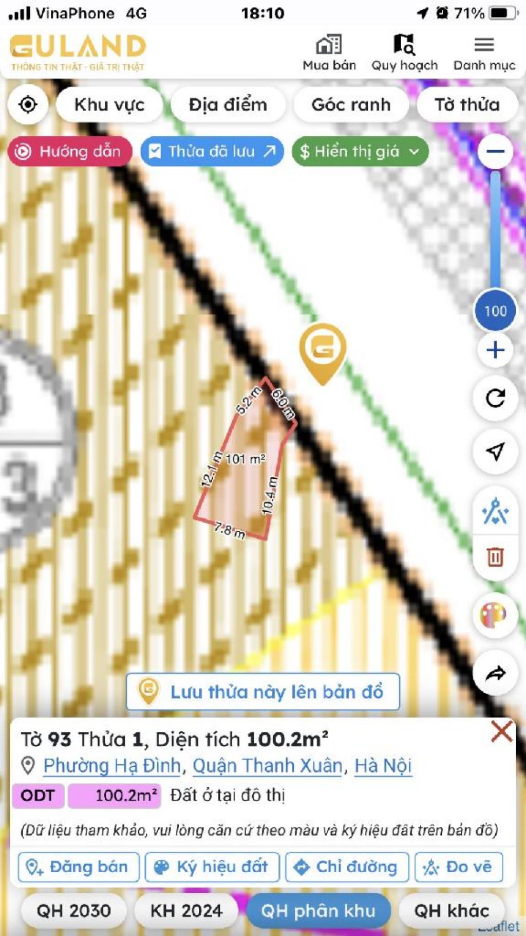 Bán nhà Nguyễn Xiển - diện tích 100.2m2 1 tầng - Kinh doanh bất chấp - giá 9,7 tỷ
