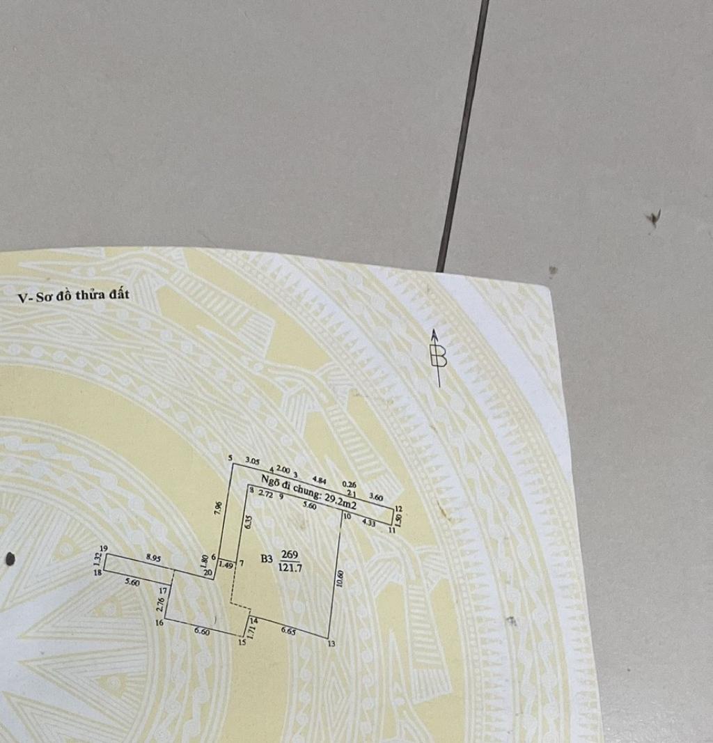 Bán nhà Ngõ Chợ Khâm Thiên - diện tích 122m2 3 tầng - Ô TÔ GẦN NHÀ - giá 23,2 tỷ