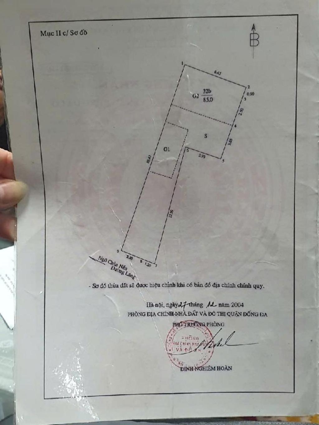 Bán nhà Đường Láng - diện tích 82m2 3 tầng - ô tô tránh - giá 24,2 tỷ