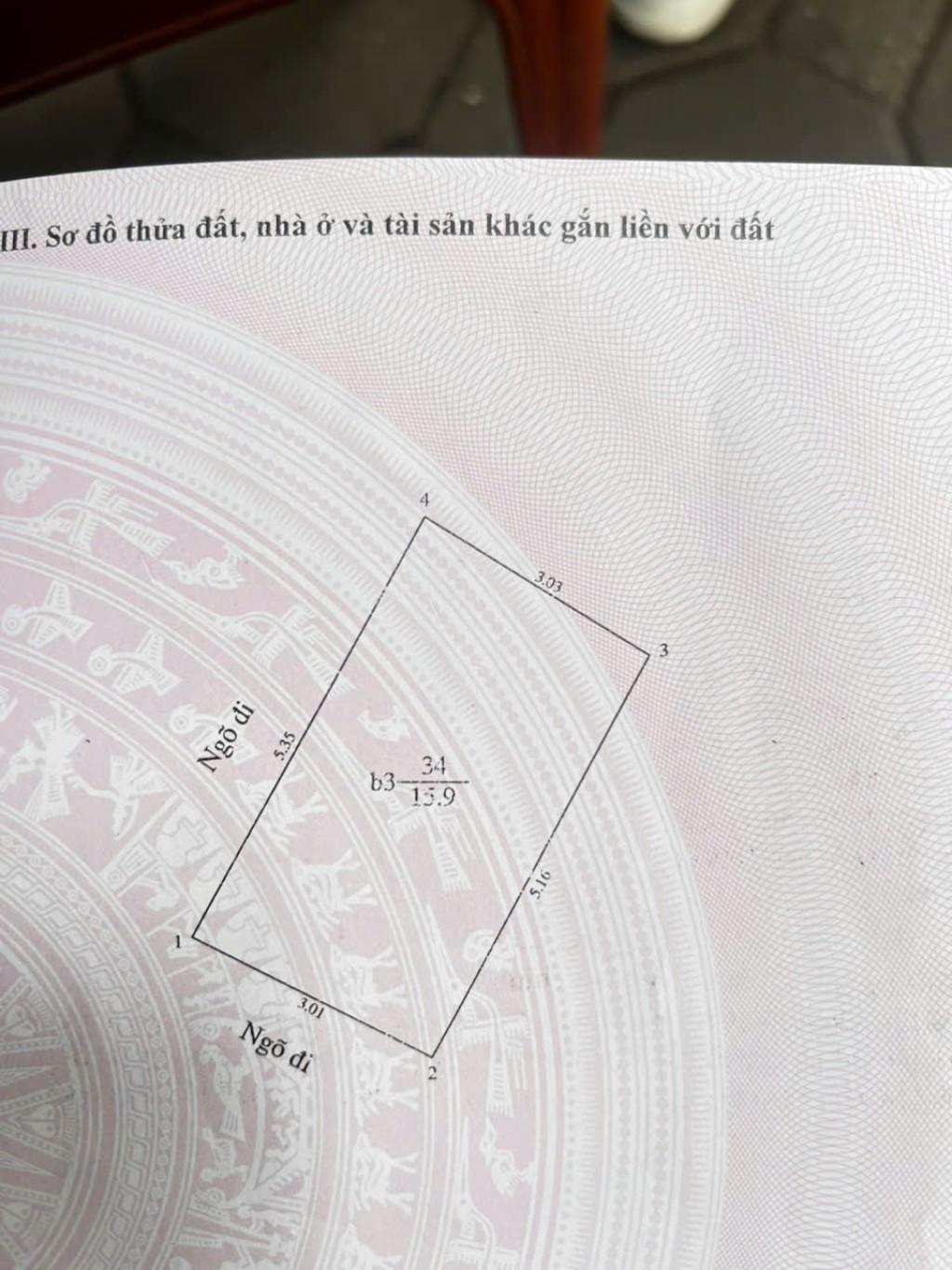 Bán nhà Khâm Thiên - 21m2 - 4 tầng - ngõ 3 gác chạy - giá 3.79 tỷ