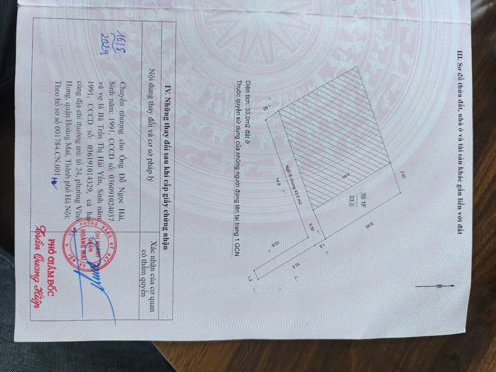 Bán nhà Yên Lương - diện tích 33m2 1 tầng - ô tô vào trong nhà - giá 3,75 tỷ