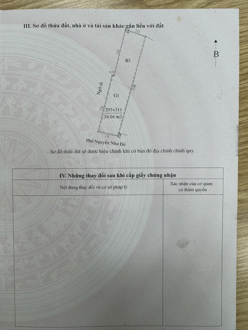 Bán nhà Nguyễn Như Đổ - diện tích 34m2 2 tầng - Mặt phố kinh doanh sầm uất - giá 9,5 tỷ