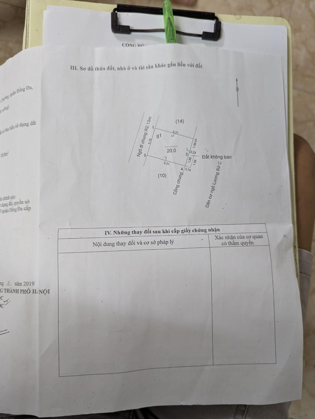 Bán nhà Quốc Tử Giám - 20m2 3 tầng - trung tâm Đống Đa - giá 5 tỷ