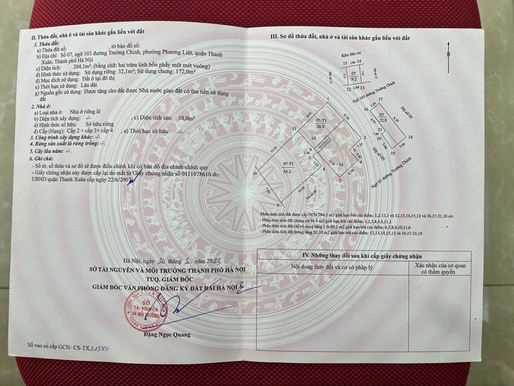 Bán nhà Trường Chinh - diện tích 156m2 1 tầng - Nhà mặt ngõ, 10m ra phố - giá 12,5 tỷ