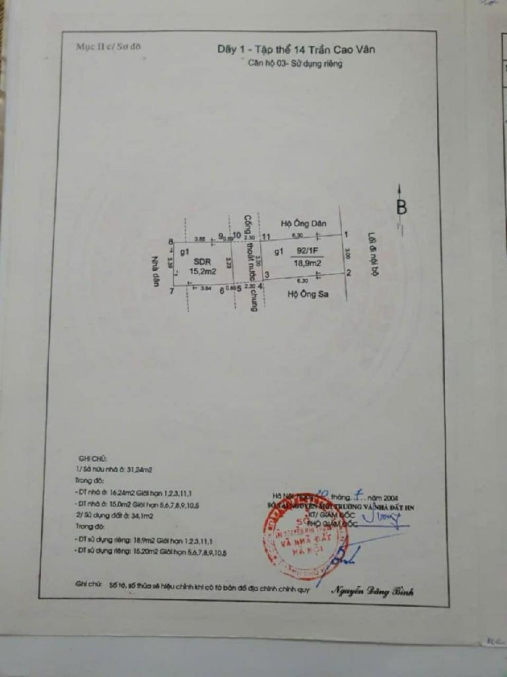 Bán nhà Trần Cao Vân - diện tích 34,1m2 4 tầng - Nhà đẹp hiếm có - giá 9 tỷ