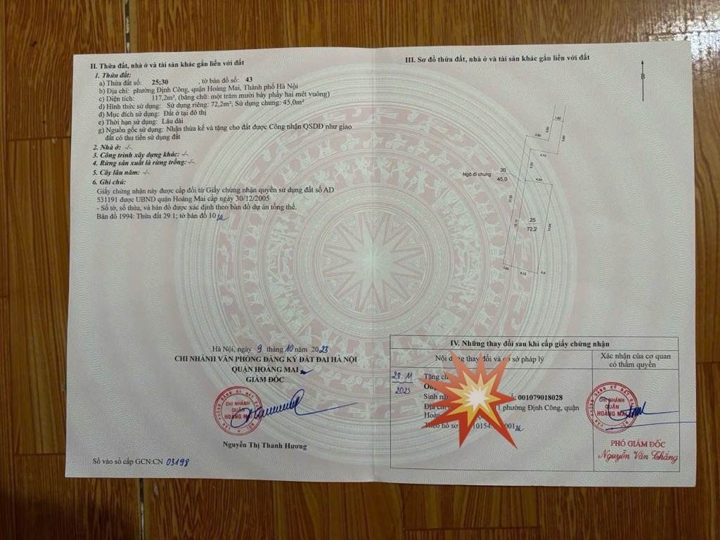 Bán nhà Định Công Thượng - diện tích 72.2m2 4 tầng - Nhà lô góc mới xây ở luôn - giá 8,6 tỷ