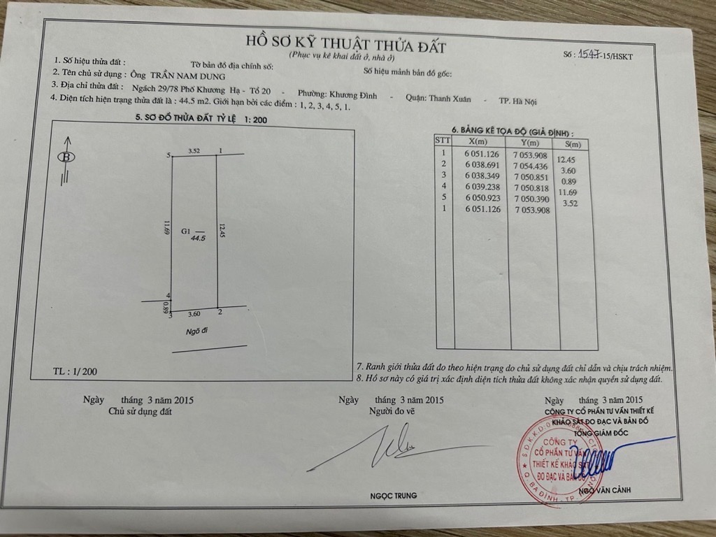 Bán nhà Khương Hạ - diện tích 44m2 1 tầng - Ô TÔ TRÁNH - giá 1,9 tỷ