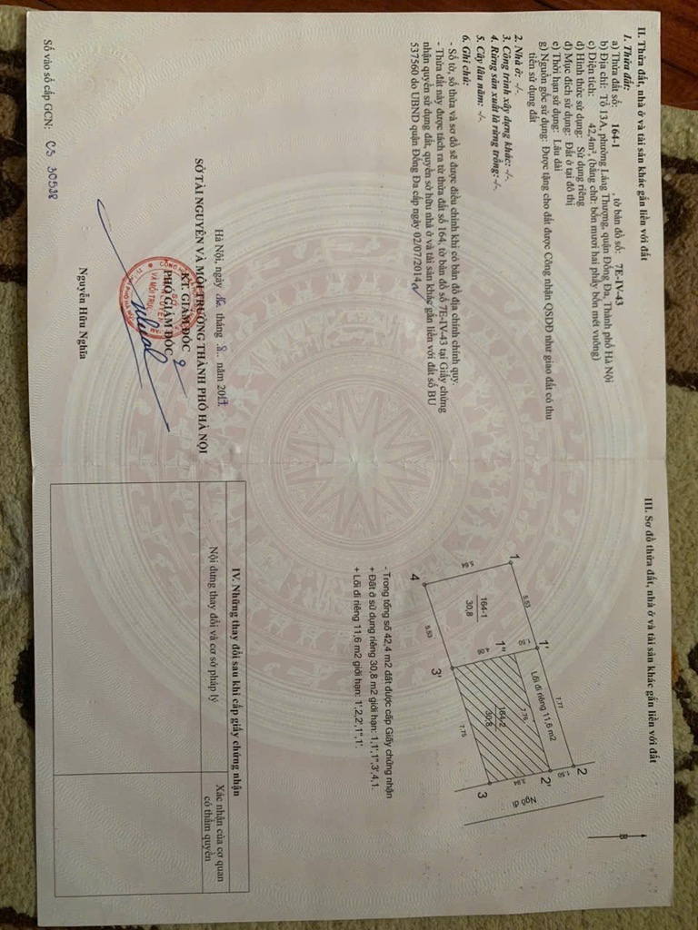 Bán nhà Chùa Láng - diện tích 72.8m2 1 tầng - Nhà C4 cho thuê - giá 12,3 tỷ