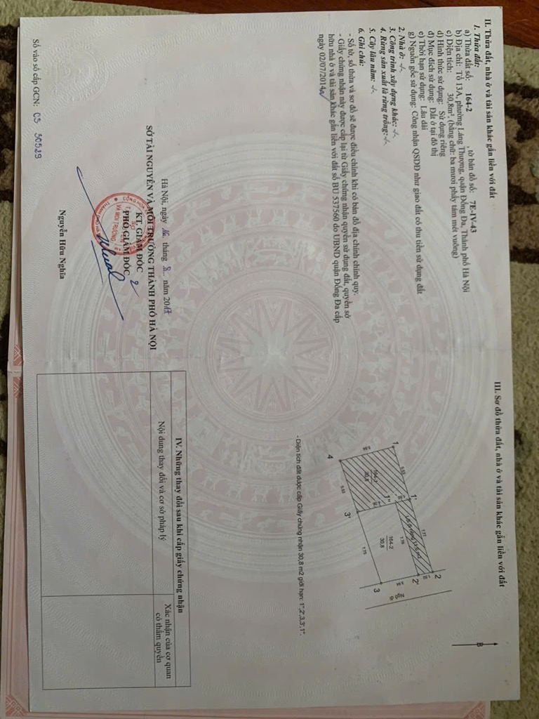 Bán nhà Chùa Láng - diện tích 72.8m2 1 tầng - Nhà C4 cho thuê - giá 12,3 tỷ