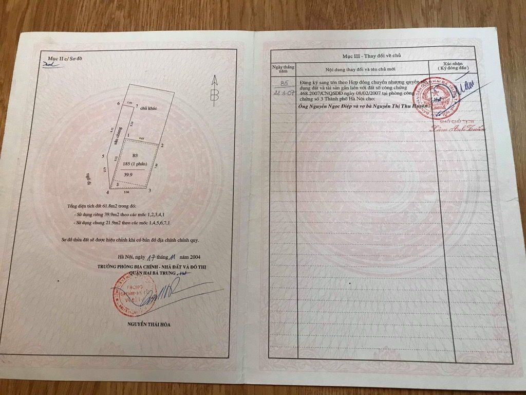 Bán nhà Kim Ngưu - diện tích 62m2 3 tầng - Lô góc, 2 thoáng - giá 11,2 tỷ