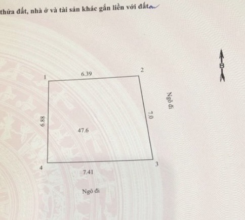 Bán nhà Trần Khát Chân - diện tích 47.6m2 4 tầng - Lô góc, 2 mặt ngõ - giá 12 tỷ