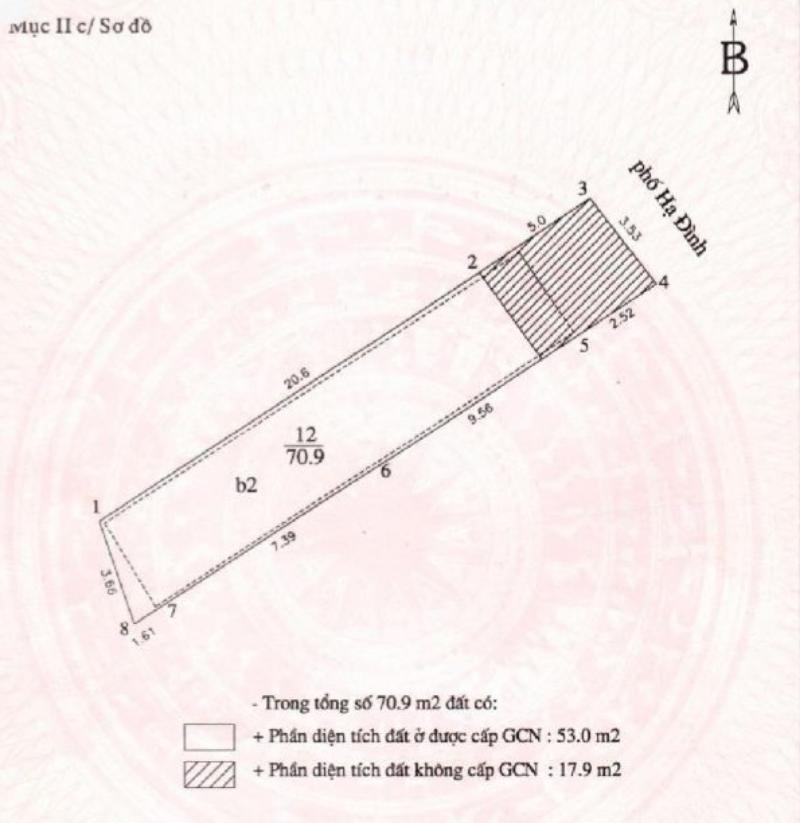 Bán nhà Hạ Đình - diện tích 53m2 5 tầng - Vừa ở vừa kinh doanh - giá 16 tỷ
