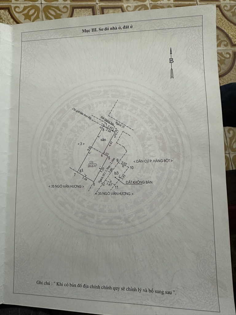 Bán nhà Văn Hương - diện tích 36m2 4 tầng - Lô góc 2 thoáng - giá 8,75 tỷ