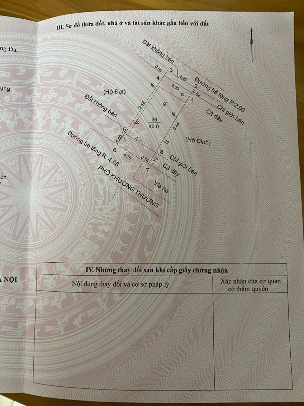 Bán nhà Khương Thượng - diện tích 55m2 5 tầng - Nhà mặt phố, 2 mặt thoáng - giá 15,8 tỷ