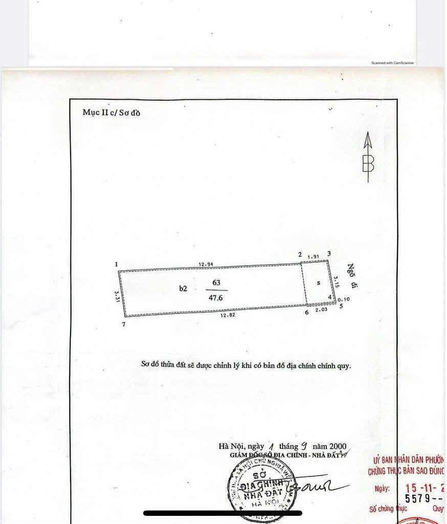 Bán nhà Kim Ngưu - diện tích 48m2 2 tầng - giá 12 tỷ