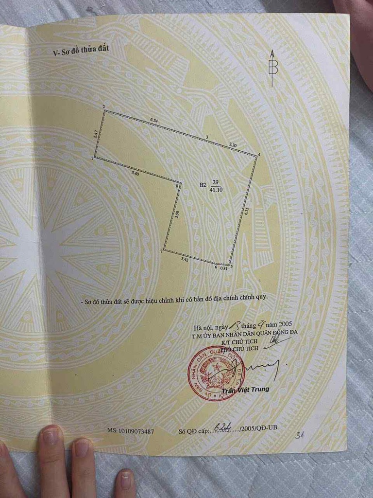 Bán nhà Trung Tả - diện tích 41m2 3 tầng - Ô TÔ ĐỖ CỬA - giá 10,4 tỷ