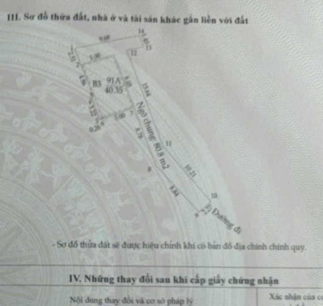 Bán nhà Thái Thịnh - diện tích 40.4m2 4 tầng - Lô góc - giá 9,5 tỷ