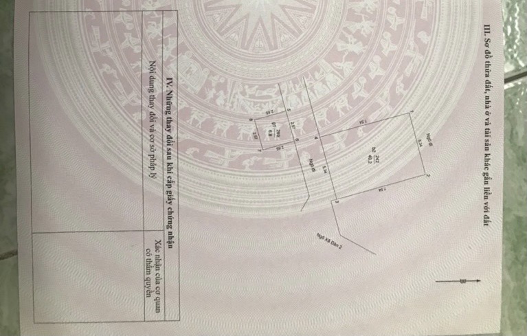 Bán nhà Xã Đàn 2 - diện tích 47m2 2 tầng - Ô tô đỗ cửa - giá 12 tỷ