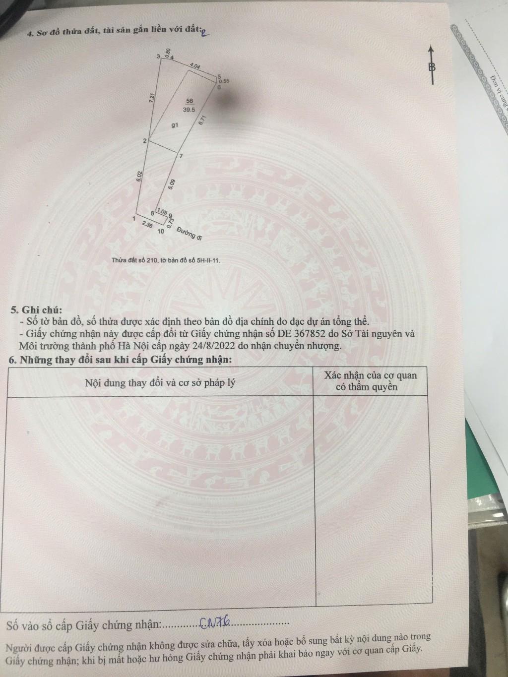 Bán nhà Hồng Mai - diện tích 39,5m2 3 tầng - Nhà phố hiếm bán - giá 5,35 tỷ