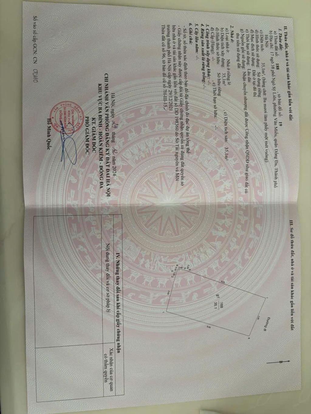 Bán nhà Ngô Sỹ Liên - diện tích 35.1m2 7 tầng - 11 phòng khép kín - giá 13 tỷ